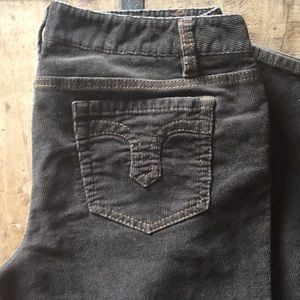 Ann Taylor LOFT Brown Corduroy Slim Boot Size 8